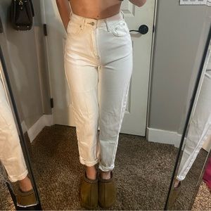 white fox jeans